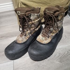Ozark Trail Men's Camouflage Winter Pac Boots sz 12